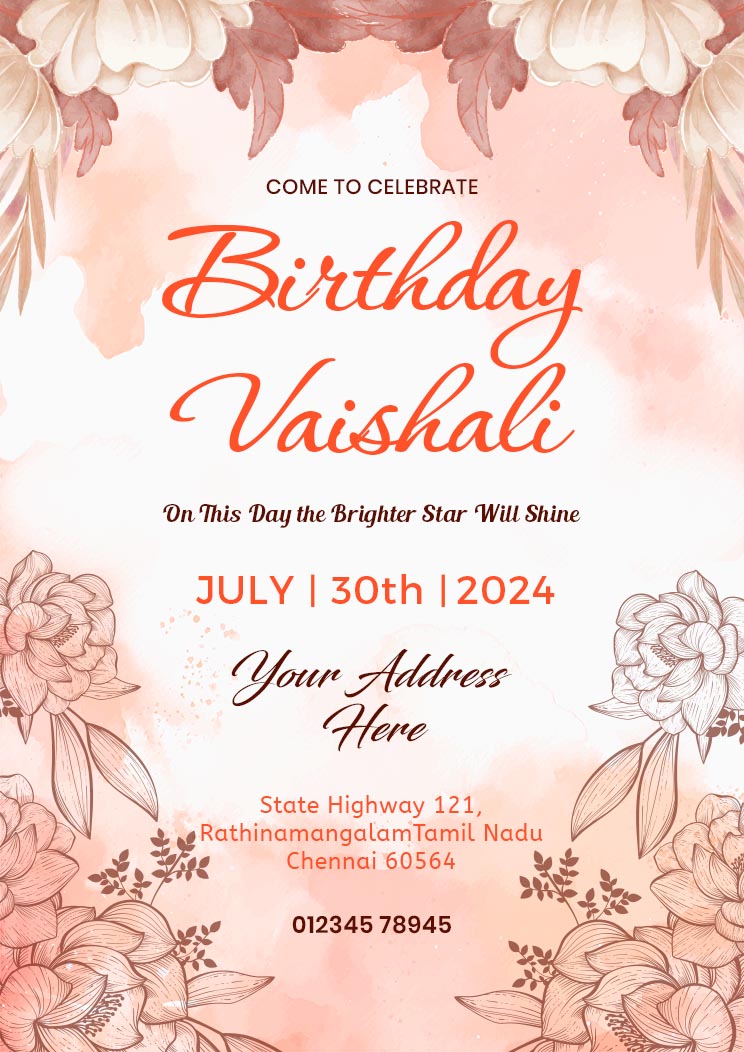 Free Birthday Party Invitation Template Download