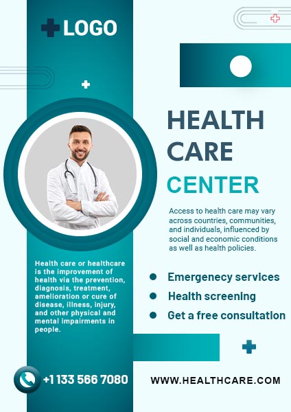 Health Care Center Flyer