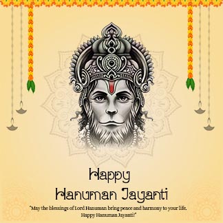 Free Hanuman Jayanti Daily Branding Post