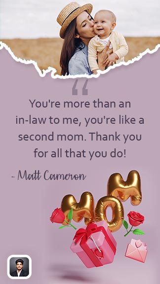 Mother Day Instagram Quotes Story Template