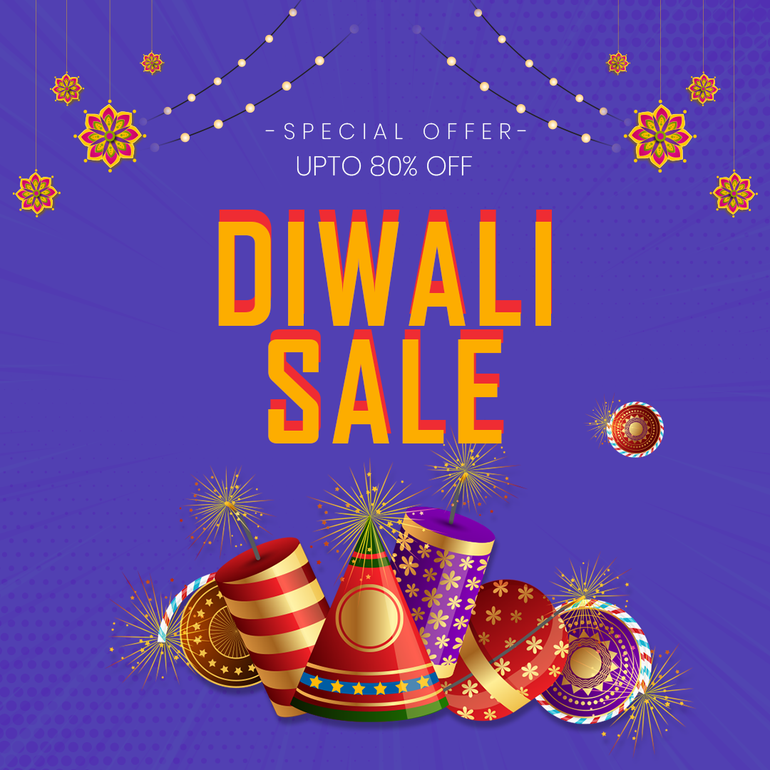 Happy Diwali Festival Sale Instagram Post Template