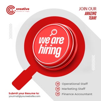 Free We Are Hiring Template
