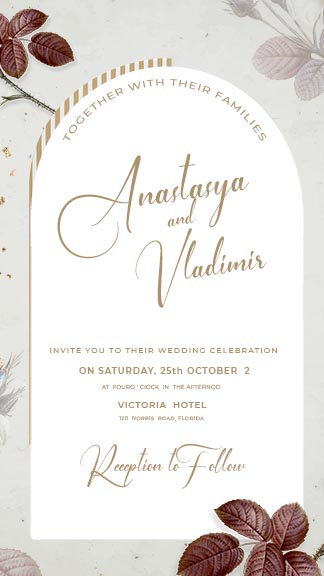 Download Wedding Invitation Story Template Free