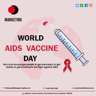 World AIDS Vaccine Day Daily Branding Post
