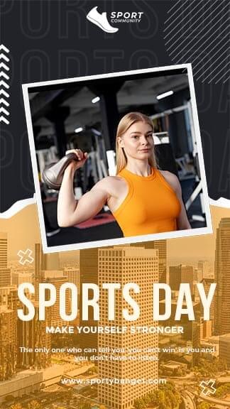 Sports Day Social Media Post