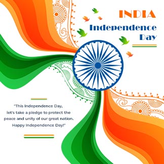 Happy Independence Day Quotes Stylish Instagram Post