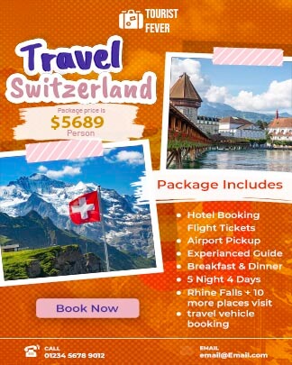 Travel Booking Instagram Flyer