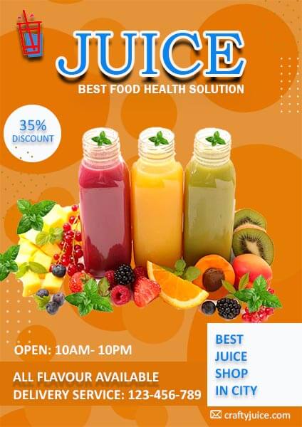 Healthy Food Discount Poster