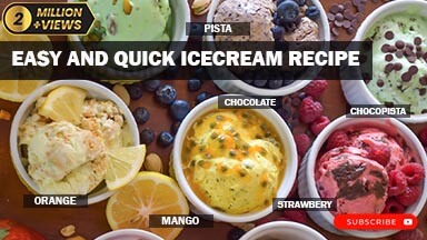 Ice Cream Recipe Video YouTube Thumbnail