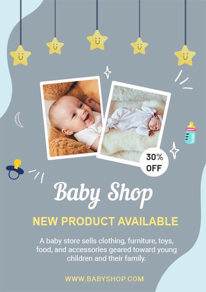 Baby Shop Product Offer Flyer