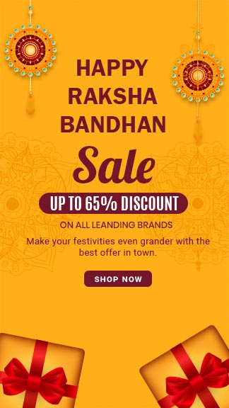 Happy Raksha Bandhan Sale Instagram Story