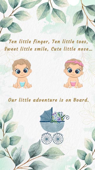 Save New Baby Shower Invitation Template