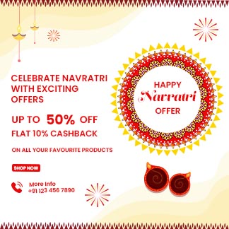 Happy Navratri Offer Instagram Post