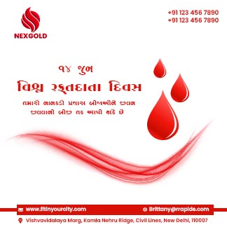 World Blood Donor Day Daily Branding Post Free