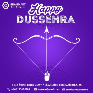 Download Happy Dussehra Branding Instagram Post