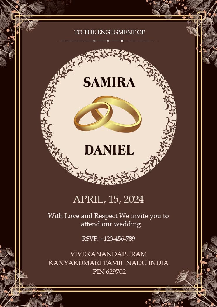 Free Engagement Invitation Template Download
