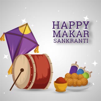 Happy Makar Sankranti Instagram Post