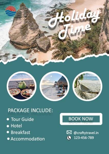 Free Holiday Booking Flyer