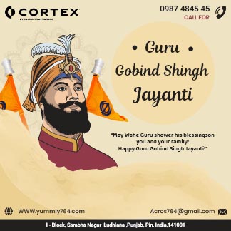 Traditional Guru Gobind Singh Jayanti Branding Post