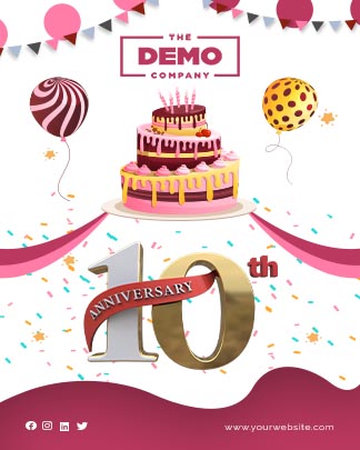 Download Company Anniversary Template