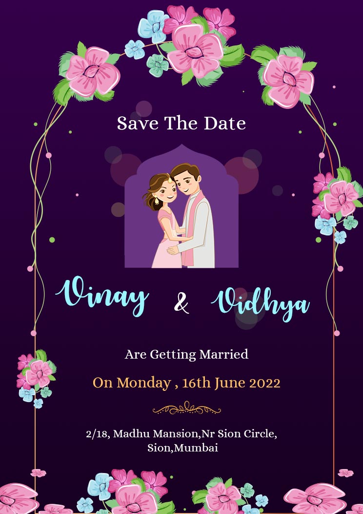 Download Save the Date Invitation Card