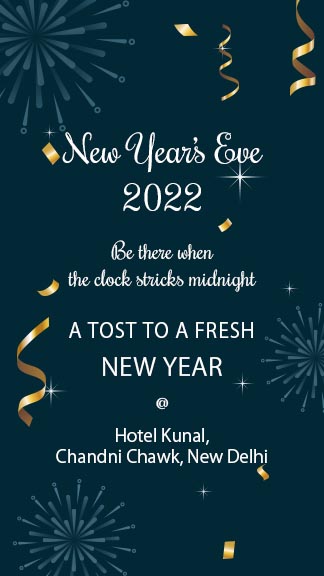 New Year Party Invitation Story Template Online