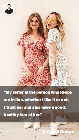 Sister Quotes Instagram Story Template