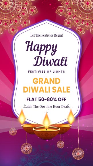 Grand Diwali Sale Instagram Story Template