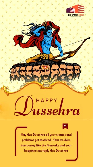 Dussehra Quotes Story Template