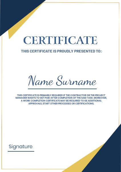 Download Certificate Template