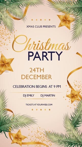 Download Christmas Party Invitation Template