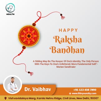 Happy Raksha Bandhan Branding Post