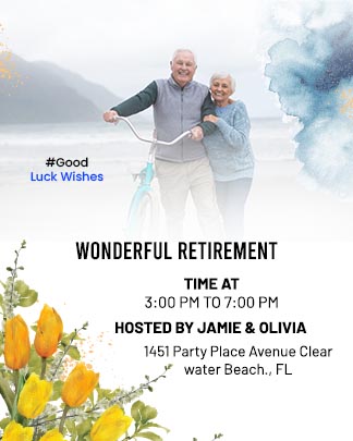 Retirement Party Flyer Template Free