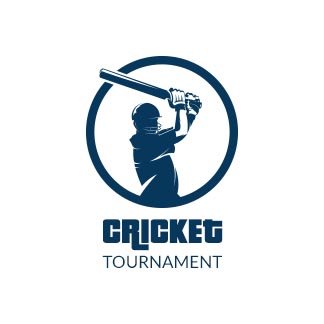 Milk White Background With Playing Cricketer Face Round Shape Illustration Sports Cricket Logo