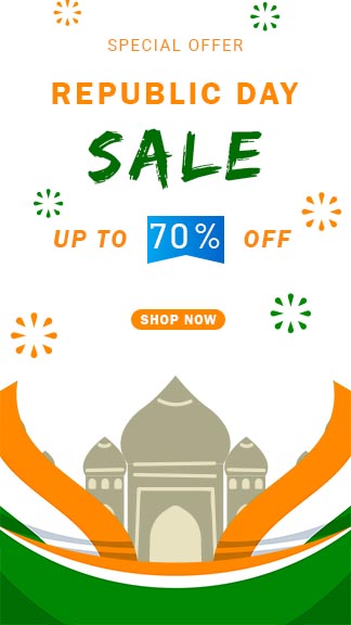 Republic Day Sale Instagram Story Template Free