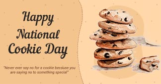 National Cookie Day Free Instagram Post