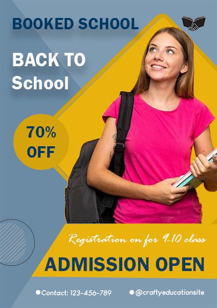 Admission Open Offer Poster