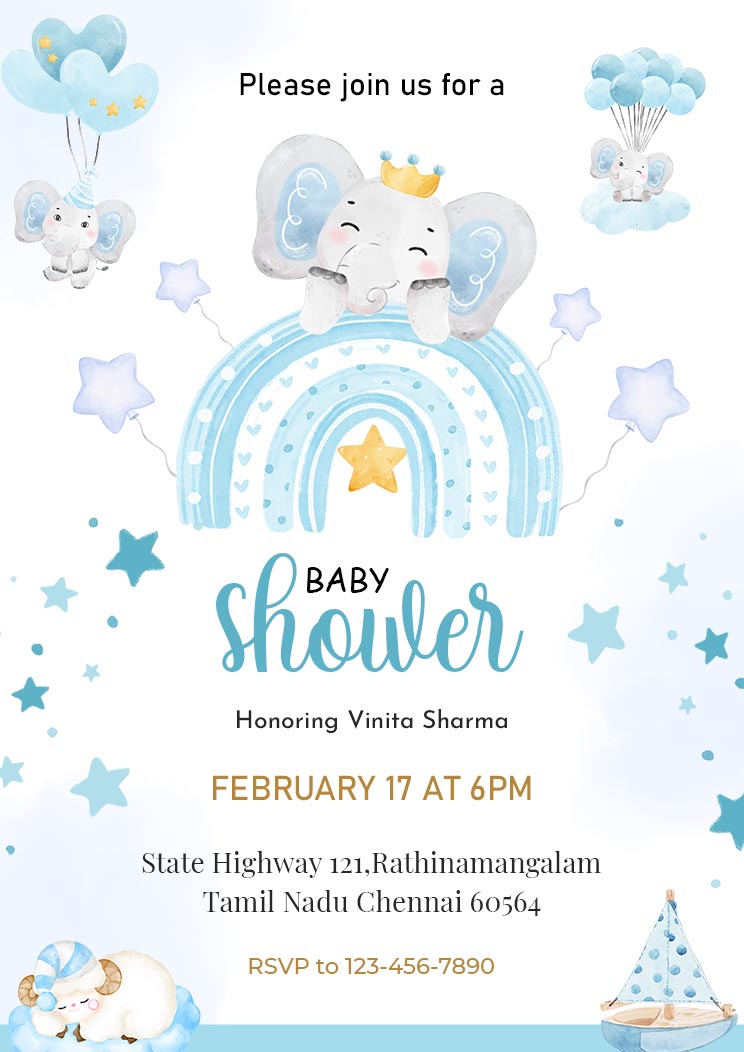 Baby Shower Invitation Template Download