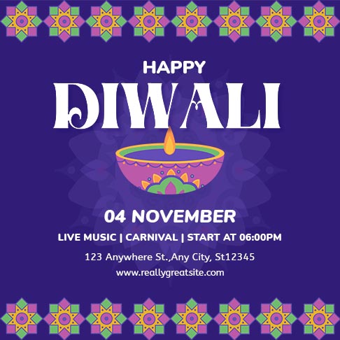 Diwali Party Instagram Story Template
