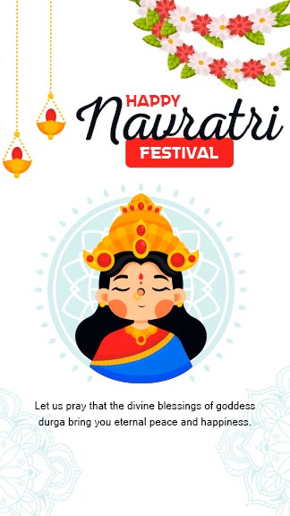 Download Navratri Wish Instagram Story Template