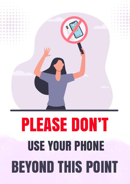 Do Not Use Mobile Phone Poster