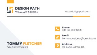 Art And Design Business Card