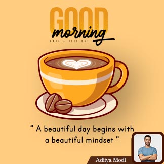 Attractive Good Morning Wish Quote Post