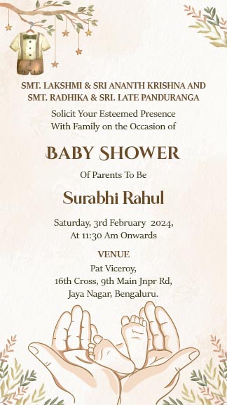 Download New Baby Shower Invitation Card