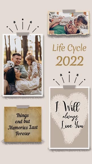 Family Photo College Instagram Story Template