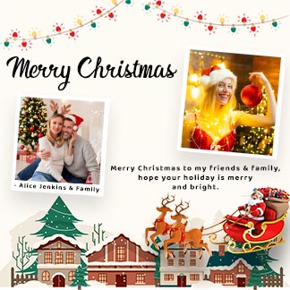 Download Merry Christmas Greeting Card