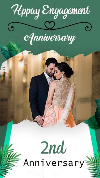 Free Engagement Anniversary Instagram Story Template