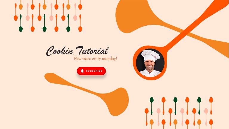 Cooking Tutorial Channel YouTube Banner