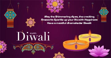 Free Happy Diwali Facebook Landscape Template
