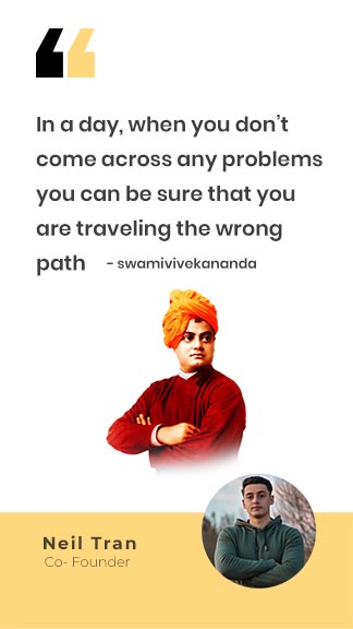 Golden Sand and Milk White Modern Maturity Swami Vivekananda Instagram Story Quotes